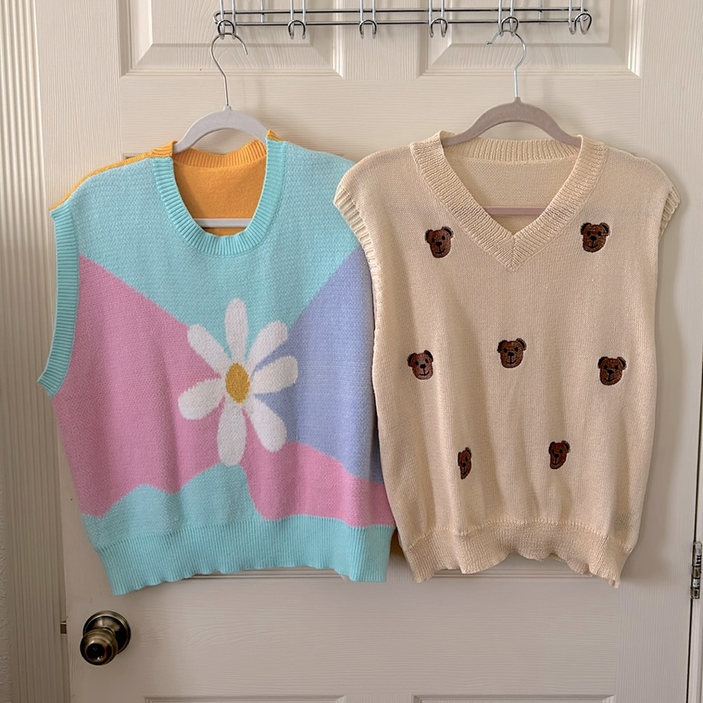 Plus size sweater vest (bundle of 2)